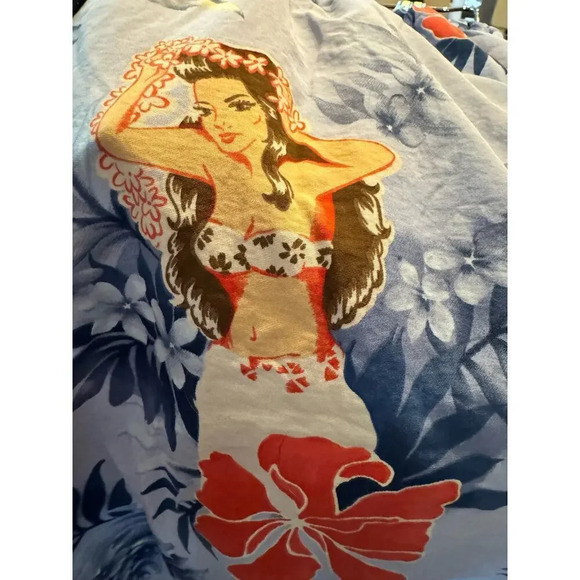 Tommy Bahama Relax hula girl print swim trunks M resort cruise vacation - Picture 4 of 5